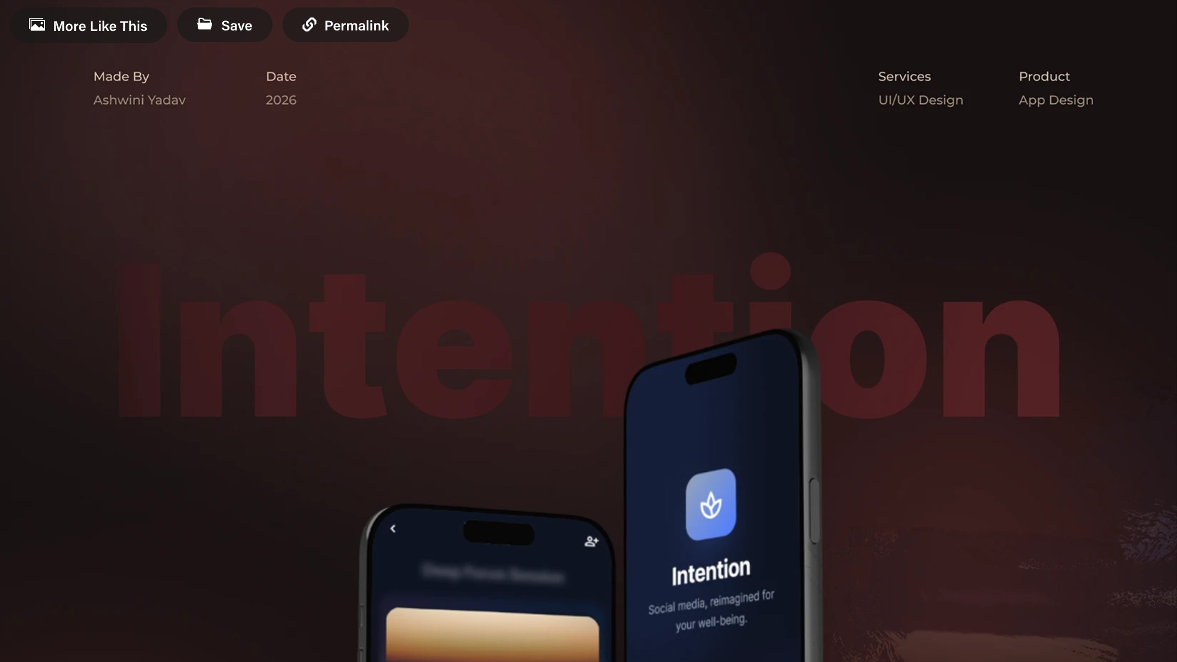 Intention — Social Media App
